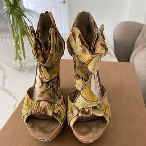 Rachel Roy Platforms Shiori Super High Platform Wedges Size 6.5